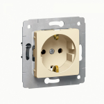 Розетка 1гн с З/К шторки с/у крем механизм 16А Cariva Legrand (1/10/100) Розетка 1гн с З/К шторки с/у крем механизм 16А Cariva Legrand (1/10/100)