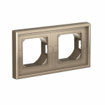 ARTGALLERY 2-постовая РАМКА IP44,  ШАМПАНЬ