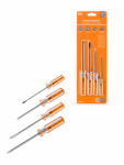 Набор отверток 4 шт.: SL3x75, SL5х100, PH1х75, PH2х100 (блистер), CS "Гранит" TDM Набор отверток 4 шт.: SL3x75, SL5х100, PH1х75, PH2х100 (блистер), CS "Гранит" TDM