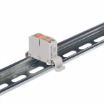 Зажим клеммный проходной 28.8мм размер ячейки 10.8мм на DIN-рейку 1 уровень сечение провода 2.5мм² 24А 690В термопласт DKC (ДКС) Зажим клеммный проходной 28.8мм размер ячейки 10.8мм на DIN-рейку 1 уровень сечение провода 2.5мм² 24А 690В термопласт DKC (ДКС)