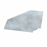 Крышка угла горизонтального 90 градусов Профи INOX (AISI 316) 500 (1,0 мм) Промрукав