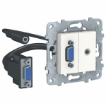 Накладка/вставка VGA с/у пластик белый IP2X SE Unica NEW Накладка/вставка VGA с/у пластик белый IP2X SE Unica NEW