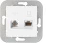 Розетка 2гн ТФ+комп RJ45+RJ11 с/у белый механизм УЮТ Беларусь (1/10/80) Розетка 2гн ТФ+комп RJ45+RJ11 с/у белый механизм УЮТ Беларусь (1/10/80)