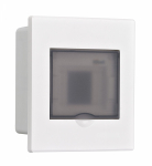 Корпус пласт. навесной прозр. дв. 1 ряд 4 мод. IP41 ЩРН-П