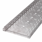 Лоток кабельный листовой 3000x400x50 сталь с перфорированной боковой стенкой толщ.1мм ПРОМРУКАВ Лоток кабельный листовой 3000x400x50 сталь с перфорированной боковой стенкой толщ.1мм ПРОМРУКАВ