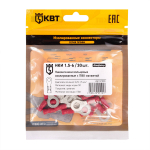 Наконечник кабельный кольцевой изолированный НКИ 1.5–6 (30 шт) (КВТ)