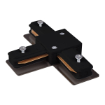 TRC-1-1-T-BK / Коннектор Т-образный для однофазного шинопровода (черный)