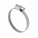 Хомут червячный 40-60/12-0,8мм, нержавеющая сталь W2, (25 шт/уп) REXANT