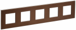 Рамка 5гн металл шоколад SK-F35Br SKANDY IEK (1/10/100)