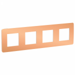 Рамка 4-пост. пластик горизонт. и вертик., IP21 Unica NEW SE