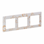 Рамка 3гн ампир белый Valena LIFE Legrand Рамка 3гн ампир белый Valena LIFE Legrand