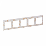 Рамка 5гн ампир белый Valena LIFE Legrand Рамка 5гн ампир белый Valena LIFE Legrand