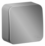 Выключатель 1кл кнопочный о/у алюминий изол.пл. IP20 Blanca Schneider Electric Выключатель 1кл кнопочный о/у алюминий изол.пл. IP20 Blanca Schneider Electric