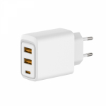 Сетевое зарядное устройство с двумя портами USB-A и одним портом USB-C, 10Вт REXANT