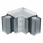 Соединитель шинопровода в форме L 3-пол 5000А серый IP55 DKC (ДКС) Hercules Соединитель шинопровода в форме L 3-пол 5000А серый IP55 DKC (ДКС) Hercules