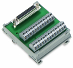 Модуль интерфейса на DIN-рейку разъём D-Sub 2А 125В Wago