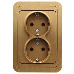 Розетка 2гн с З/К с/у дуб 16А Mimoza Makel (1/12/120) Розетка 2гн с З/К с/у дуб 16А Mimoza Makel (1/12/120)