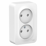 Розетка 2гн без З/К шторки о/у белый изол.пласт. 16А IP20 Blanca Systeme Electric (1/10) Розетка 2гн без З/К шторки о/у белый изол.пласт. 16А IP20 Blanca Systeme Electric (1/10)