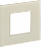 Рамка 1гн стекло крем SK-F21B SKANDY IEK (1/10/100)
