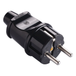 Вилка прямая с З/К черная 16А IP20 Makel (1/100/400) Вилка прямая с З/К черная 16А IP20 Makel (1/100/400)