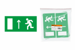 Знак "Направление к эвакуационному выходу прямо" 200х100мм TDM Знак "Направление к эвакуационному выходу прямо" 200х100мм TDM