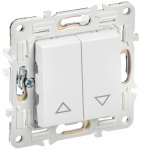 Выключатель управления жалюзи с/у белый арктический механизм SK-V12W SKANDY IEK (1/10/100)