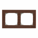 Рамка 2-пост. цвет дерево Венге глянцевый, дерево IP20 Sky ABB Рамка 2-пост. цвет дерево Венге глянцевый, дерево IP20 Sky ABB