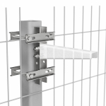 Комплект крепления к опорам ограждений 35х30 HDZ Промрукав