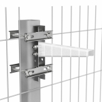 Комплект крепления к опорам ограждений 35х30 AISI 304 Промрукав