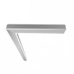 Светодиодный светильник VARTON Universal-Line L-поворот правый/левый встраиваемый 650х650х69 мм 25 Вт 4000 K IP40 RAL9003 белый муар