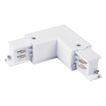 TRC-1-3-L-WH / Коннектор угловой для трехфазного шинопровода (белый)