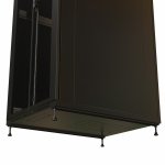 WRline Шкаф напольный 19-дюймовый, 47U, 2277x800х1000 мм (ВхШхГ), передняя и задняя распашные перфорированные двери (75%), цвет черный (RAL 9004) (раз WRline Шкаф напольный 19-дюймовый, 47U, 2277x800х1000 мм (ВхШхГ), передняя и задняя распашные перфорированные двери (75%), цвет черный (RAL 9004) (раз