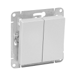 Выключатель 2кл с/у алюминий механизм Эпика EKF (1/10/120) Выключатель 2кл с/у алюминий механизм Эпика EKF (1/10/120)