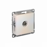 Розетка 1гн ТВ проходная с/у жемчуг механизм AtlasDesign Systeme Electric