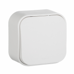 Выключатель 1кл прох о/у белый IP20 Quteo Legrand (1/10/100) Выключатель 1кл прох о/у белый IP20 Quteo Legrand (1/10/100)