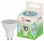 Лампочка светодиодная ЭРА GREEN LINE LED MR16-10W-840-GU10 GL GU10 10 Вт софит яркий белый свет Лампочка светодиодная ЭРА GREEN LINE LED MR16-10W-840-GU10 GL GU10 10 Вт софит яркий белый свет