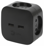 Четверник 4гн без З/К черный 220V+2xUSB 2400mA 10А SP-4-USB-B ЭРА (1/10/60) Четверник 4гн без З/К черный 220V+2xUSB 2400mA 10А SP-4-USB-B ЭРА (1/10/60)