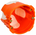 Коробка установочная для полых стен 73х65мм со стыковочным узлом IEK (1/96)