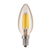 Лампа светодиод свеча BL131 7W 3300K E14 (C35 прозрачный) (1/10)