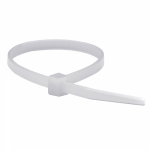 Хомут кабельный (стяжка) 100ммx2.5ммx1мм с внутр. зубчатым зацеплением пластик белый макс.d охвата20.5мм DKC