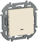 Выкл. 1кл. подсв 1L 10АХ б/к 6736111 сл. к. INSPIRIA IEK