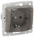 IEKVALENA Роз. с з/к/ш с кр. 16А IP44 6945541 капуч. IEK IEKVALENA Роз. с з/к/ш с кр. 16А IP44 6945541 капуч. IEK
