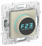 Терморегулятор электронный с подсв с/у крем механизм SK-T01B SKANDY IEK (1/10/100)