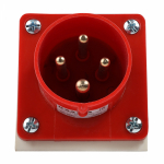 Вилка силовая для монтажа на поверхность 6ч IP44 КЭАЗ