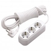 Удлинитель 3гн с 3/К 7м белый IP20 ПВС Makel (1/12/24)