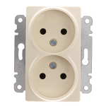 Makel Lillium крем. механизм розетки б/з 2-ая