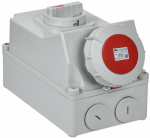 Розетка с мех. блок. ССИ-835 63А-6ч 380В 3P+PE+N IP67 IEK