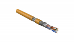 Кабель витая пара, экранированная SF/UTP, категория 5e, 4 пары (26 AWG), многожильный (patch), экран Hyperline SFUTP4-C5E-P26-IN-PVC-OR-305 (305м) Кабель витая пара, экранированная SF/UTP, категория 5e, 4 пары (26 AWG), многожильный (patch), экран Hyperline SFUTP4-C5E-P26-IN-PVC-OR-305 (305м)