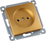 Розетка HEGEL 1-мест. механизм с накладкой без З/К скр. уст-ки16А 220-250В IP00 цвет золото Розетка HEGEL 1-мест. механизм с накладкой без З/К скр. уст-ки16А 220-250В IP00 цвет золото