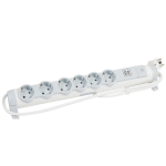 Удл. 6x2К+З 1,5м 2xUSB бел/сер Удл. 6x2К+З 1,5м 2xUSB бел/сер